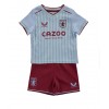 Baby Fußballbekleidung Aston Villa Auswärtstrikot 2022-23 Kurzarm (+ kurze hosen)